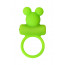 Віброкільце на пеніс A-Toys By Toyfa, силікон, зелене, ø 3,1 см - [Фото 4]