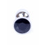 Анальна пробка - Jewellery Silver Plug Black - [Фото 3]