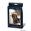 Сукня-сітка з декольте Anne De Ales FETISH DINNER Black XL, спущене плече - [Фото 2]