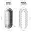 Мастурбатор Tenga Flip Zero Electronic Vibration White, змінна інтенсивність, розкладний - [Фото 1]