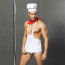 Чоловічий еротичний костюм кухаря "Умілий Джек" S/M: сліпи, фартух, хустку та ковпак - [Фото 3]