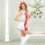Еротичний костюм медсестри Спокуслива Адріана S/M, сукня, трусики, головний убір, стетоскоп - [Фото 1]