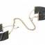 Прикраси-наручники Bijoux Indiscrets Desir Metallique Handcuffs - Black - [Фото 1]