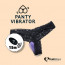 Вібратор в трусики FeelzToys Panty Vibrator Black з пультом ДУ, 6 режимів роботи, сумочка-чохол - [Фото 2]