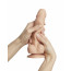 Реалістичний фалоімітатор Strap-On-Me Sliding Skin Realistic Dildo Vanille - XXL, рухливий ефект - [Фото 1]