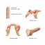 Реалістичний фалоімітатор Strap-On-Me Sliding Skin Realistic Dildo Vanille - XL, ефект рухомий до - [Фото 2]