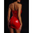 Сукня лакована червона "Спокусниця Марго" XL, блискавка на всю довжину ззаду - [Фото 1]
