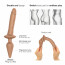 Анальна пробка з дилдо Strap-On-Me SWITCH PLUG-IN REALISTIC DILDO CARAMEL - S - [Фото 1]
