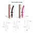 Анальна пробка з дилдо Strap-On-Me SWITCH PLUG-IN SEMI-REALISTIC DILDO FUCHSIA - L - [Фото 2]