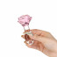 Скляний анальний затор Pillow Talk - Rosy- Luxurious Glass Anal Plug - [Фото 4]