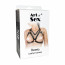 Портупея женская с шипами Art of Sex - Demia Leather harness, Черная XS-M - [Фото 3]